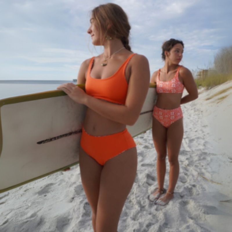 SoHo Bohemian - Kahuna Reversible Surf Bottom - Swim Bottom - Women