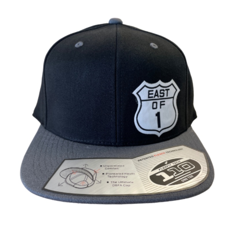 East of 1 - Trucker Hat - Black/Grey