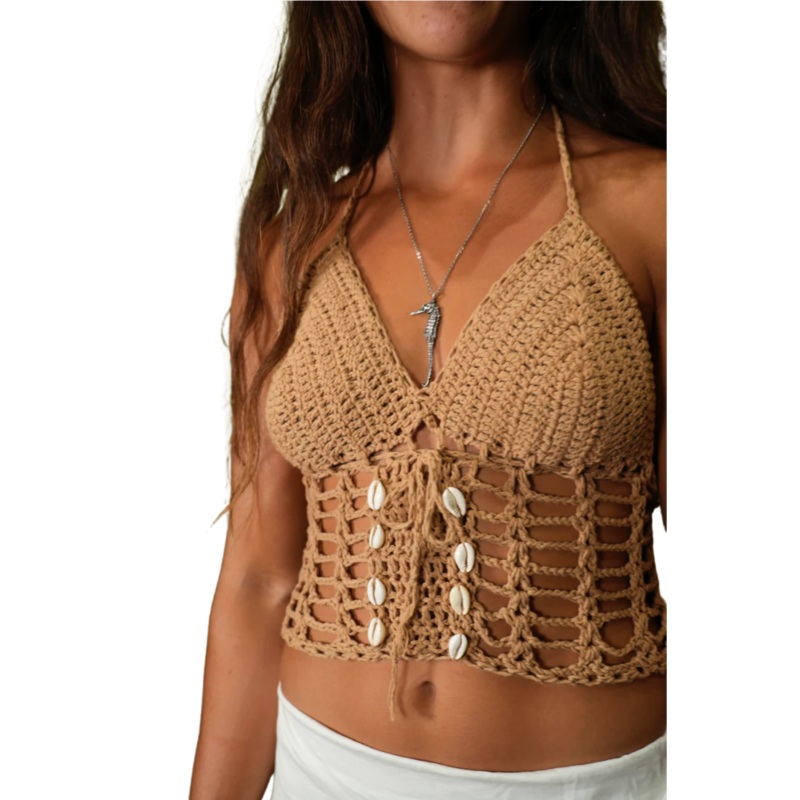 SoHo Bohemian - Isabella Shell  - Crochet Top - Women