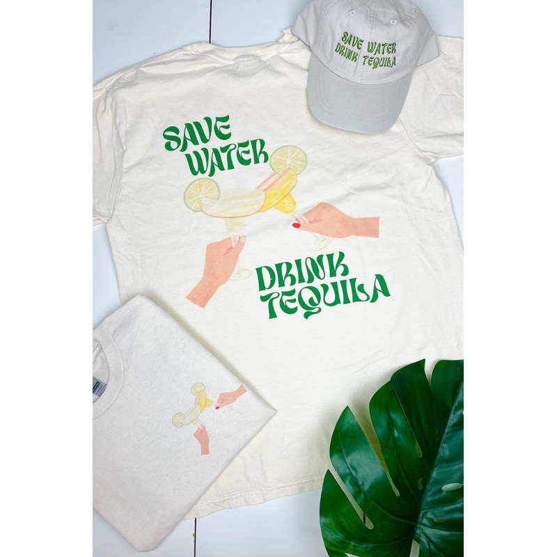 Spunky's - Save Water Drink Tequila - T-Shirt - Women