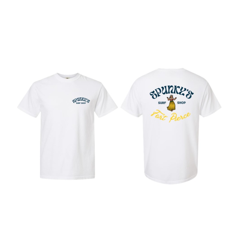 Spunky's - T-Shirt - Classic Hula Girl - Unisex