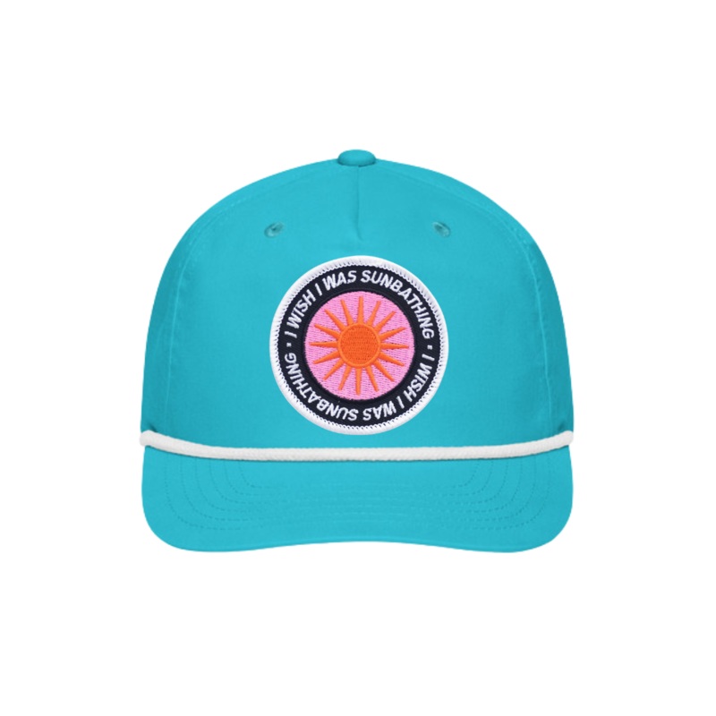Spunky's - Turquoise Nautical Trucker - Hat - I wish I was sunbathing