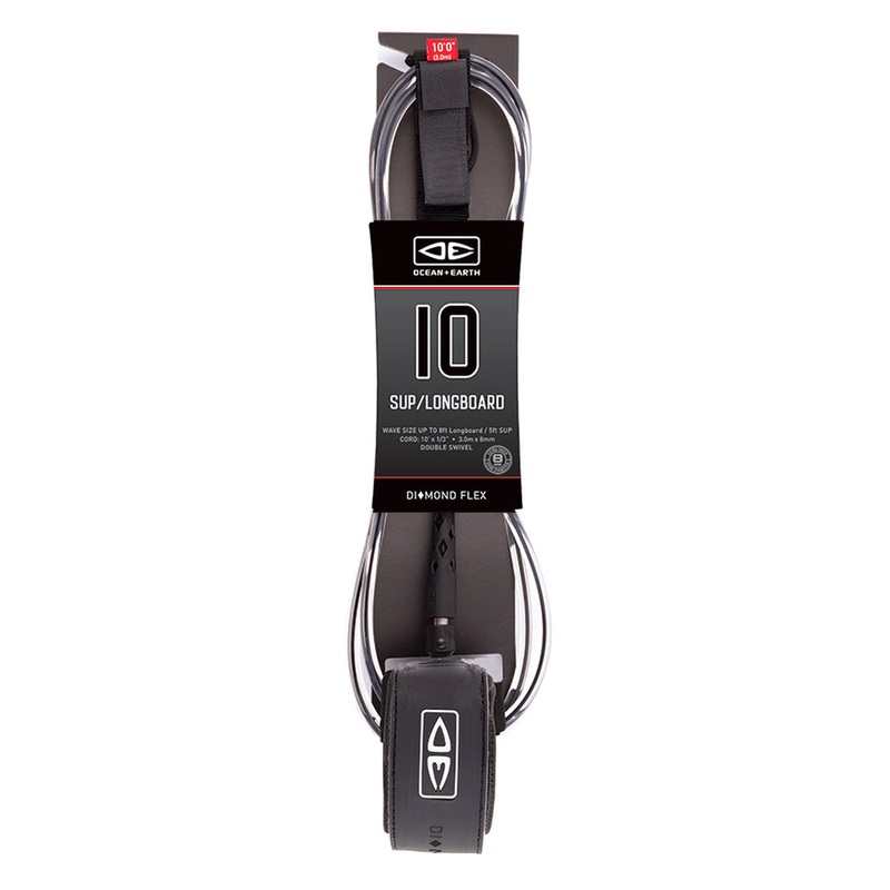 REGULAR SUP LONGBOARD MOULDED LEASH 10FT