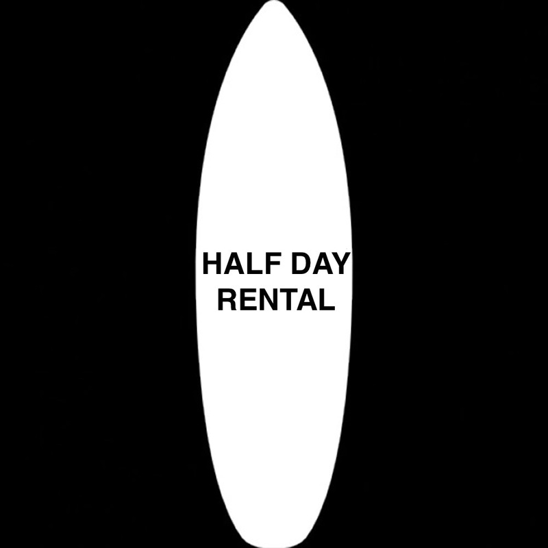 SURFBOARD RENTAL 1/2 DAY