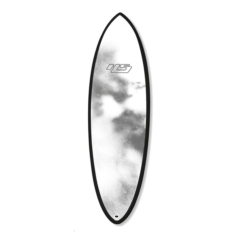 HYPTO KRYPTO SOFTBOARD MOONSCAPE BLACK RAIL