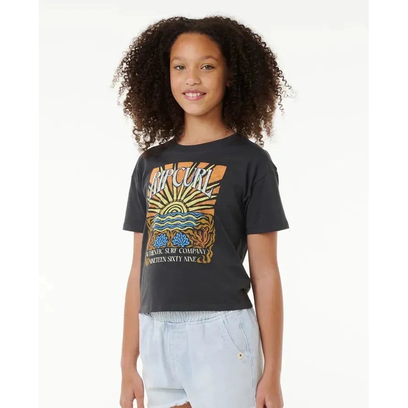 Coral Sands Crop Tee