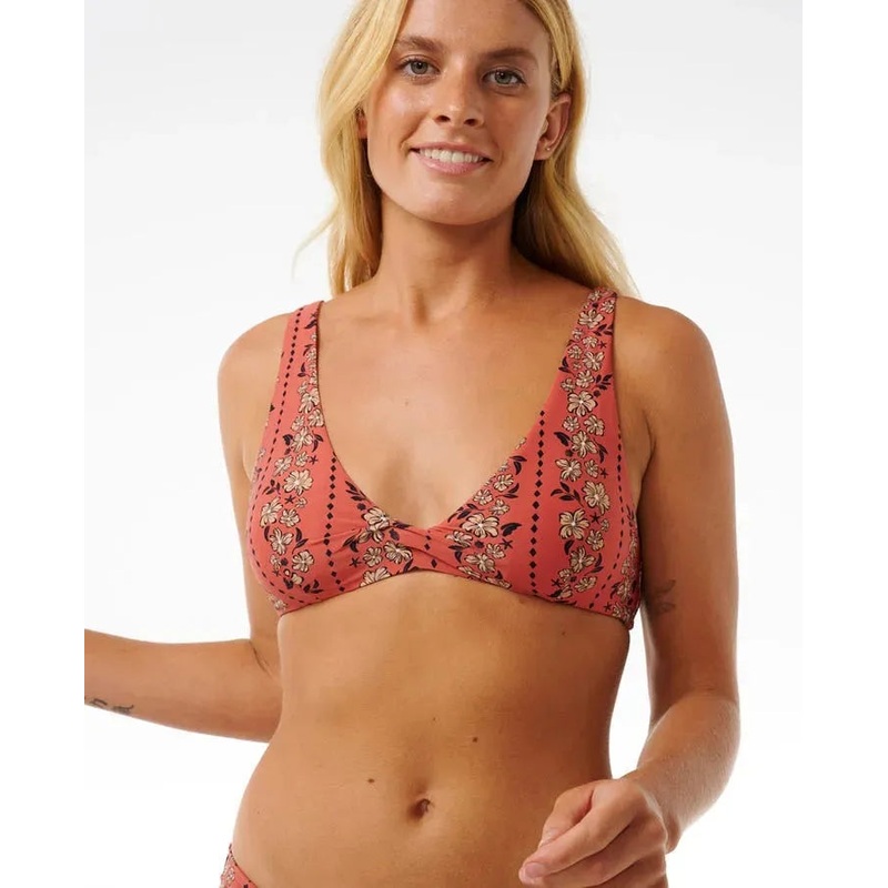 Soleil D-DD Twist Crop Bikini Top