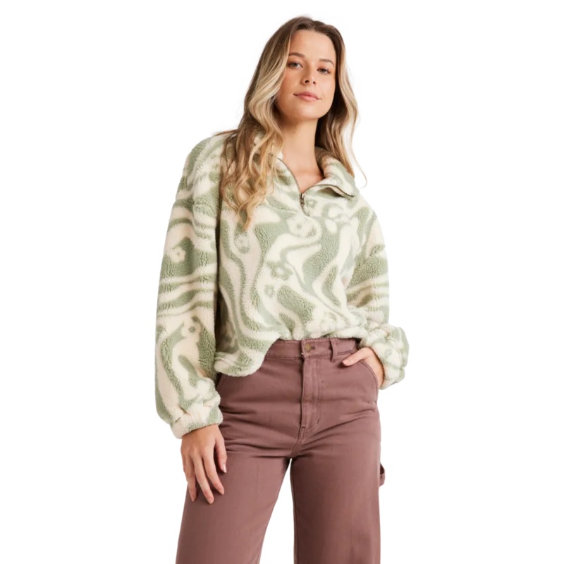 Golden Groove Half Zip Crew