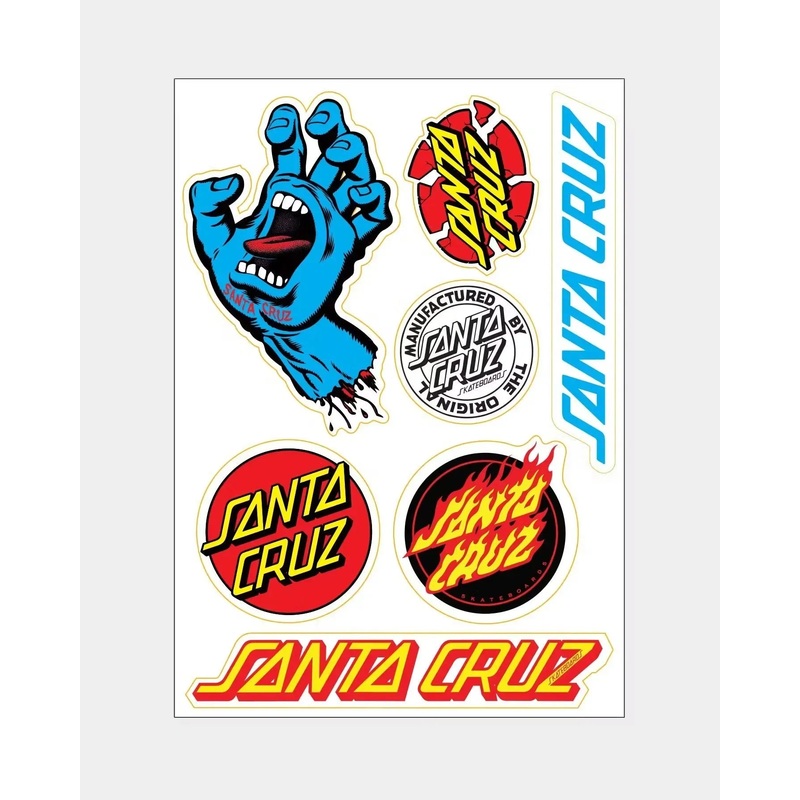 Screaming Hand Multi, Decal Sticker Sheet