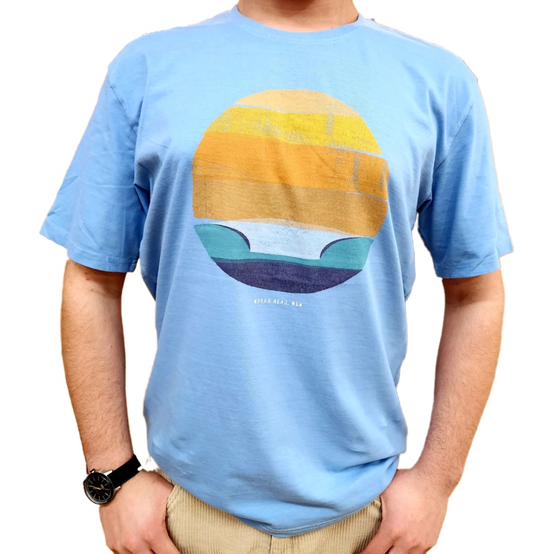 Wave Break Circle - Mens T