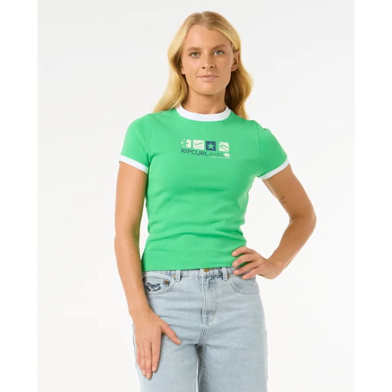 Las Dalias Fitted Tee