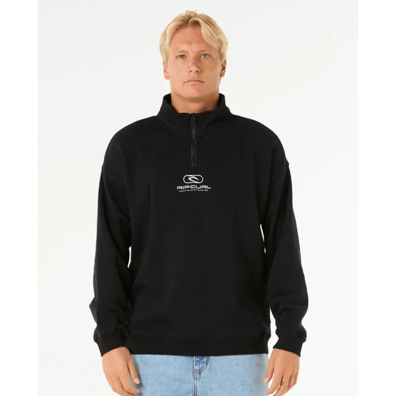 Pill Icon 1/4 Zip Crew