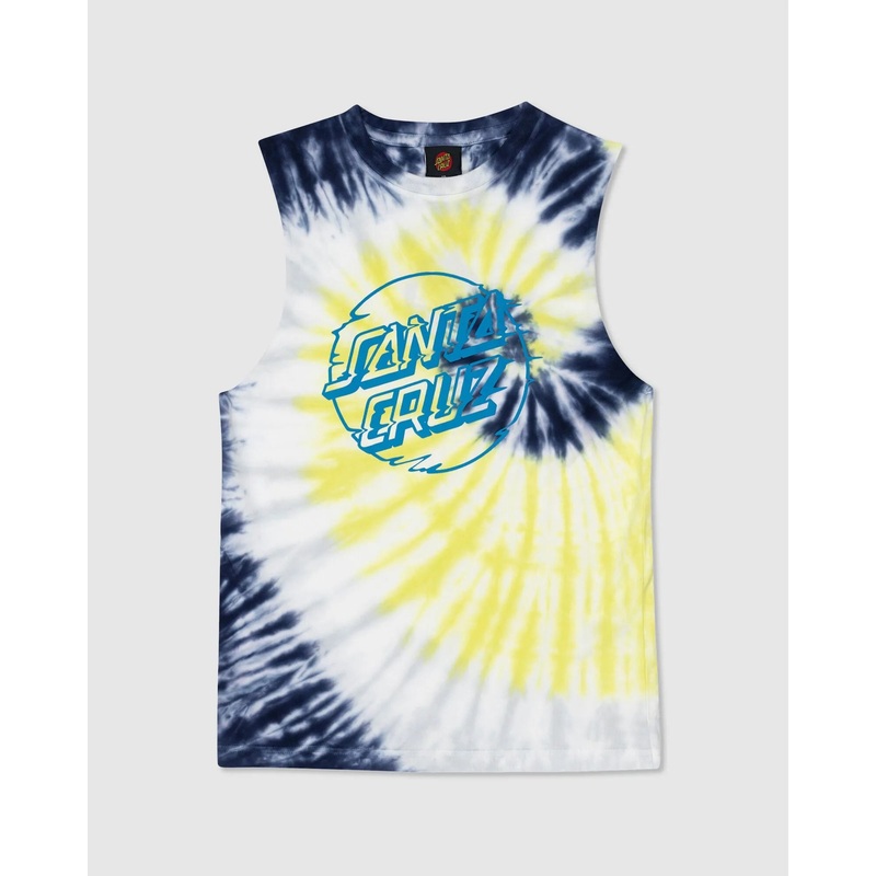 Vivid Dot Front Muscle Tee