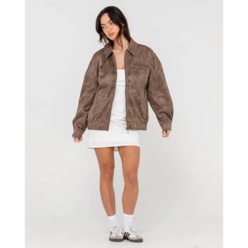 Back Street Faux Leather Jacket
