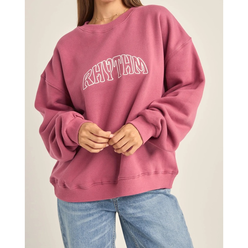 College Crew Neck Fleece