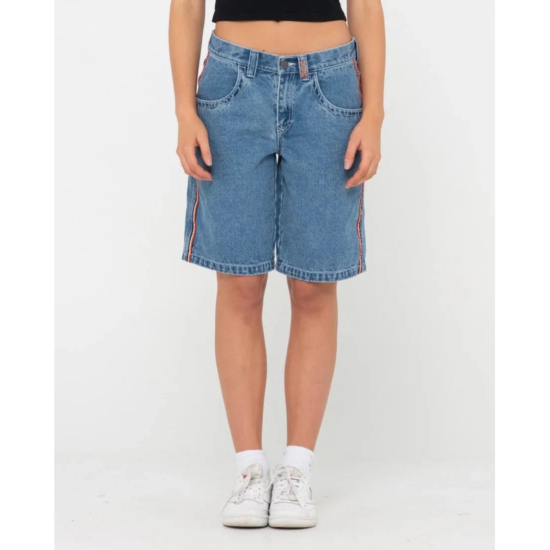 Flip Mommy Low Rise Wide Leg Denim Jort