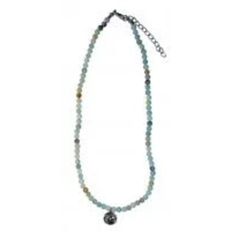 Ocean Tone Necklace W/Eye Components
