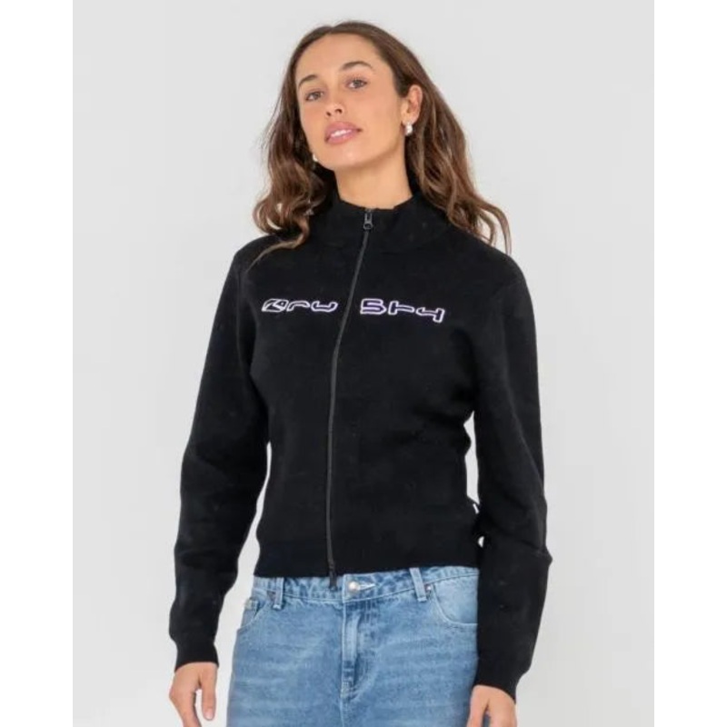 Sundial Zip Though Skimmer Knit