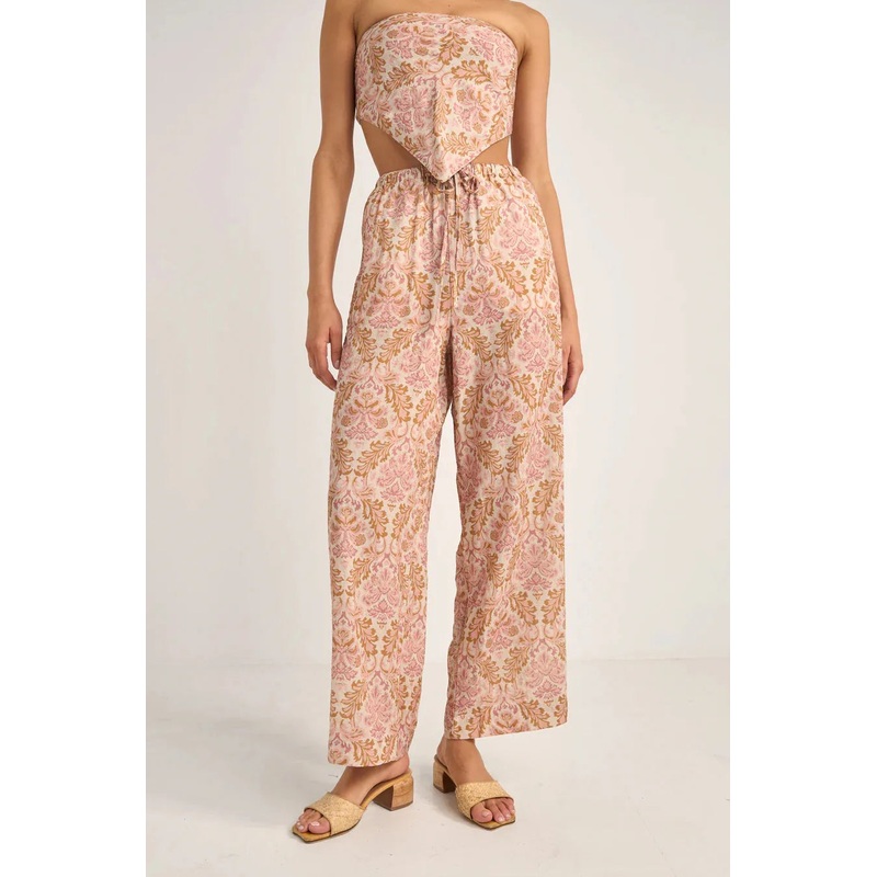 Jessie Paisley Drawstring Pant