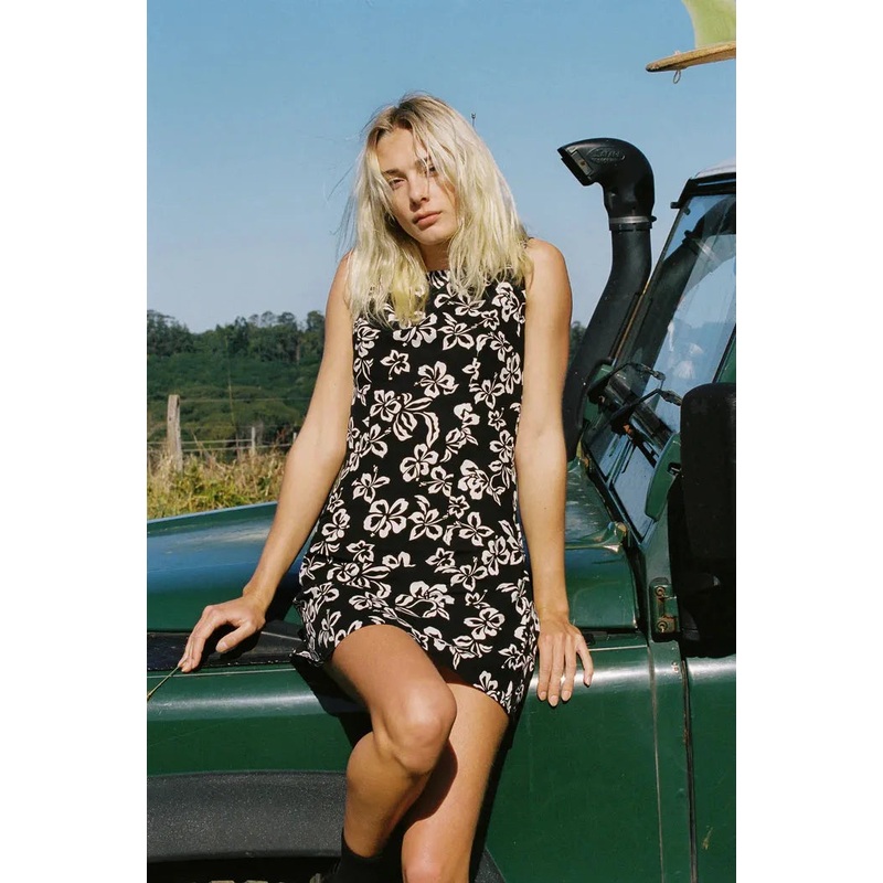 Roselle Tie Back Mini Dress