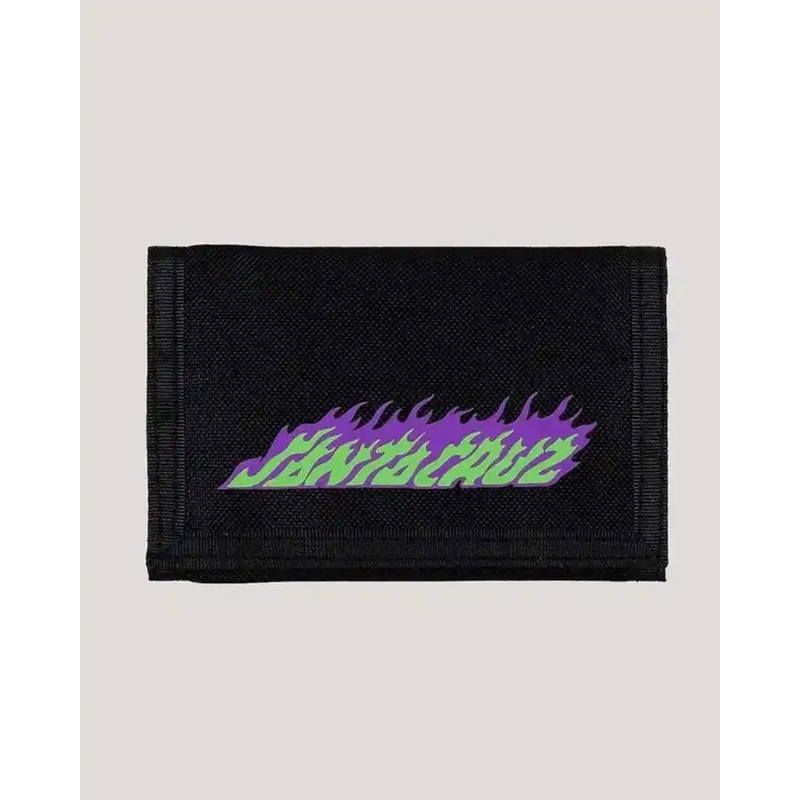 Global Flame Dot Velcro Wallet