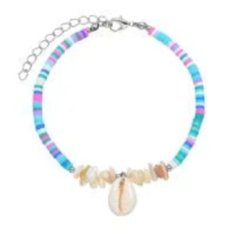 SHELL & OCEAN TONE HEISHI ANKLET