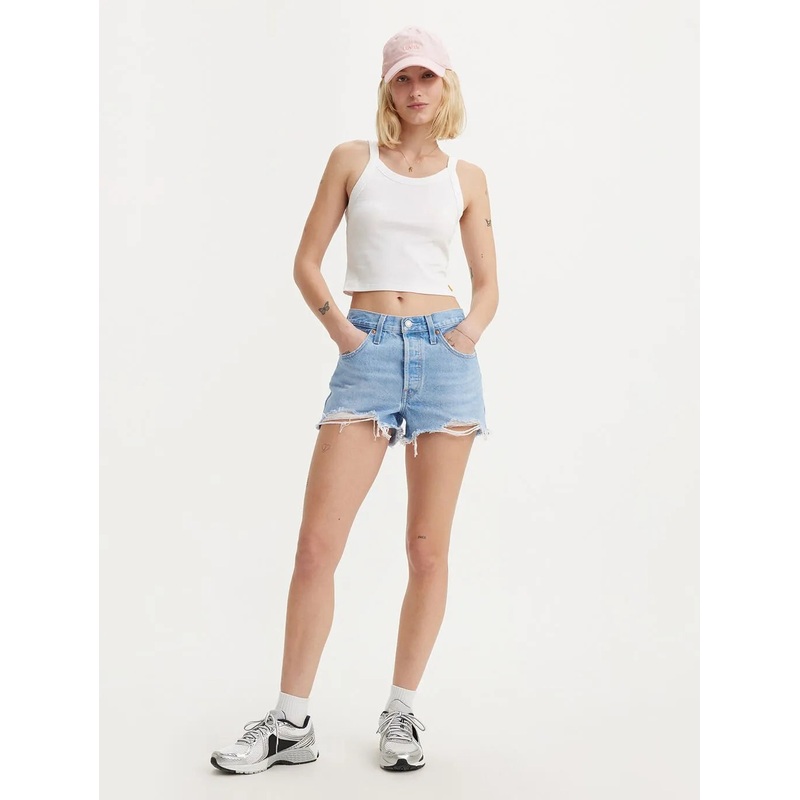 501 Original High-Rise Jean Shorts
