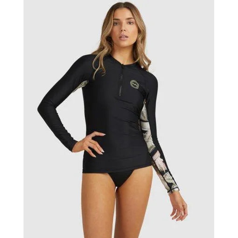 Hideaway Long Sleeve Half Zip Rash Vest