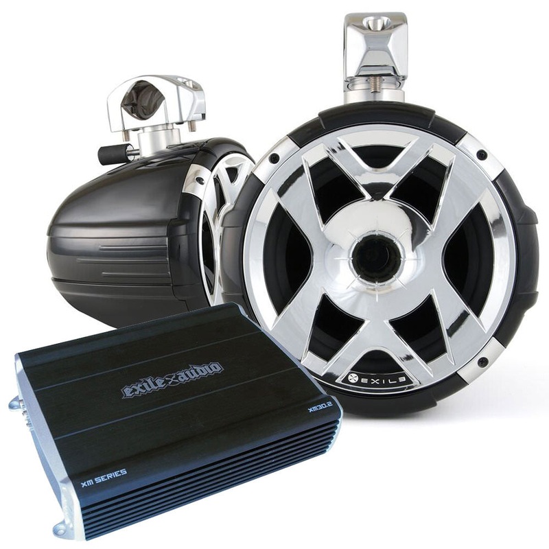 Exile Audio Tower Speakers Refurbished Package