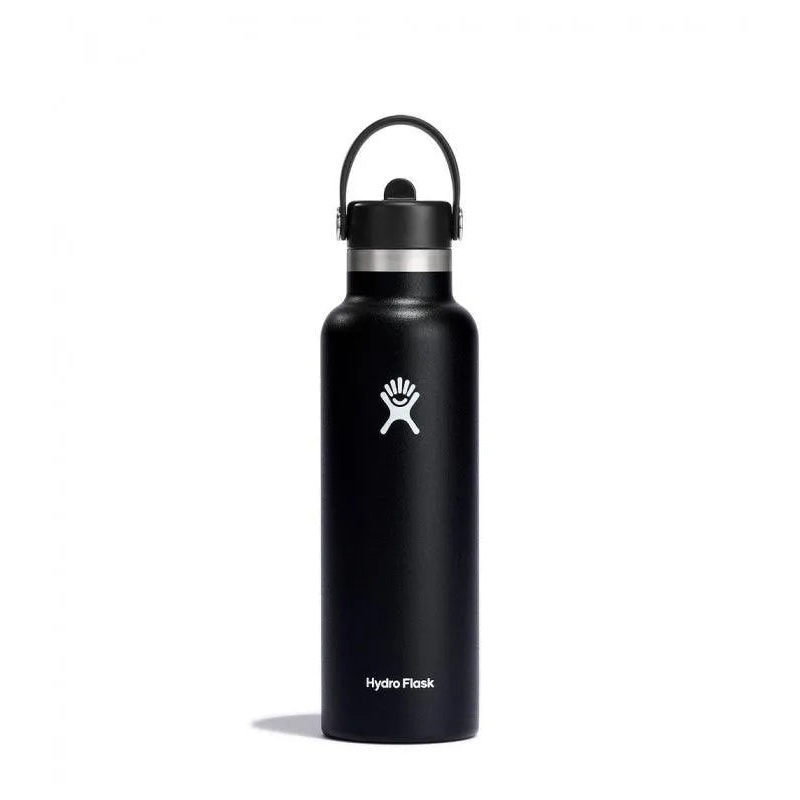 Hydro Flask 21Oz  Flex Straw Cap Bottle - Black