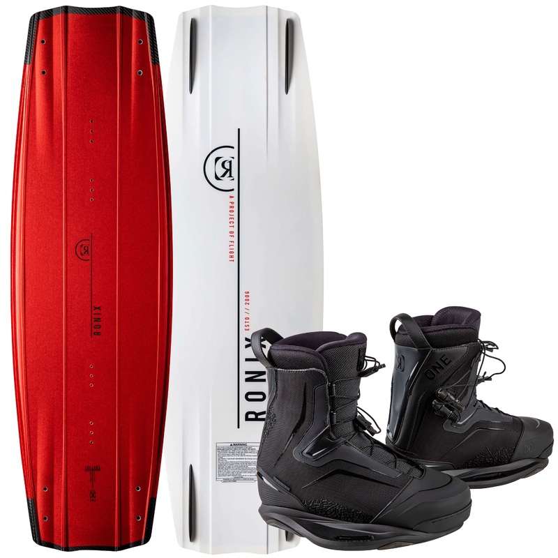 2020 Ronix One Fused Core / One Black Anthracite Wakeboard Package
