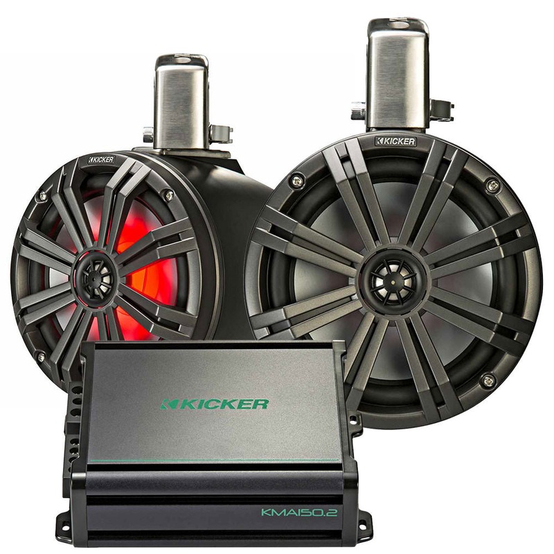 Kicker KMTC 8" Tower Speakers Package