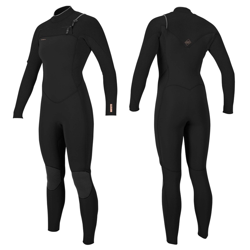 O'Neill Women's Hyperfreak 4/3MM Chest Zip Full Wetsuit