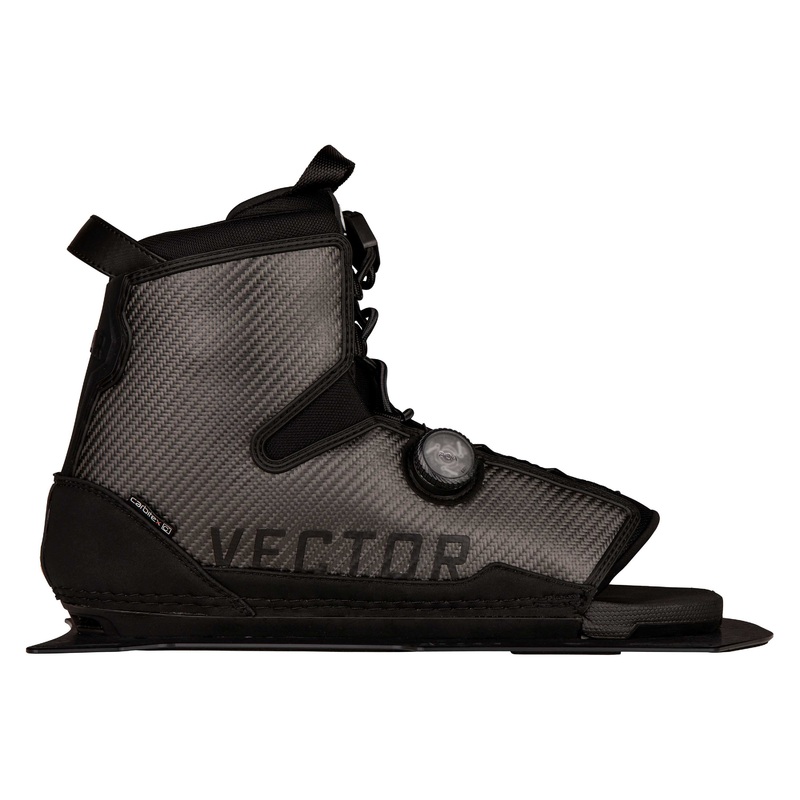 2025 Radar Carbitex Vector BOA Aluminum Plate Water Ski Boot