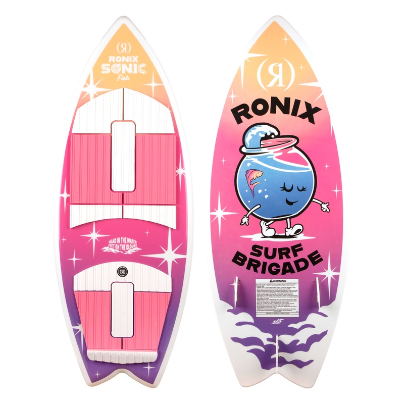 2025 Ronix Super Sonic Space Odyssey Girl's Fish Wakesurf Board