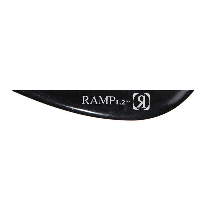 1.2" - Fiberglass Ramp Fin - (2 pack) - Black