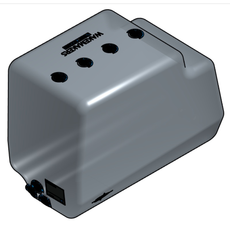 2019+ Moomba Max/Makai ExactFIT Starboard Rear Locker Ballast Bag - 1345 lbs