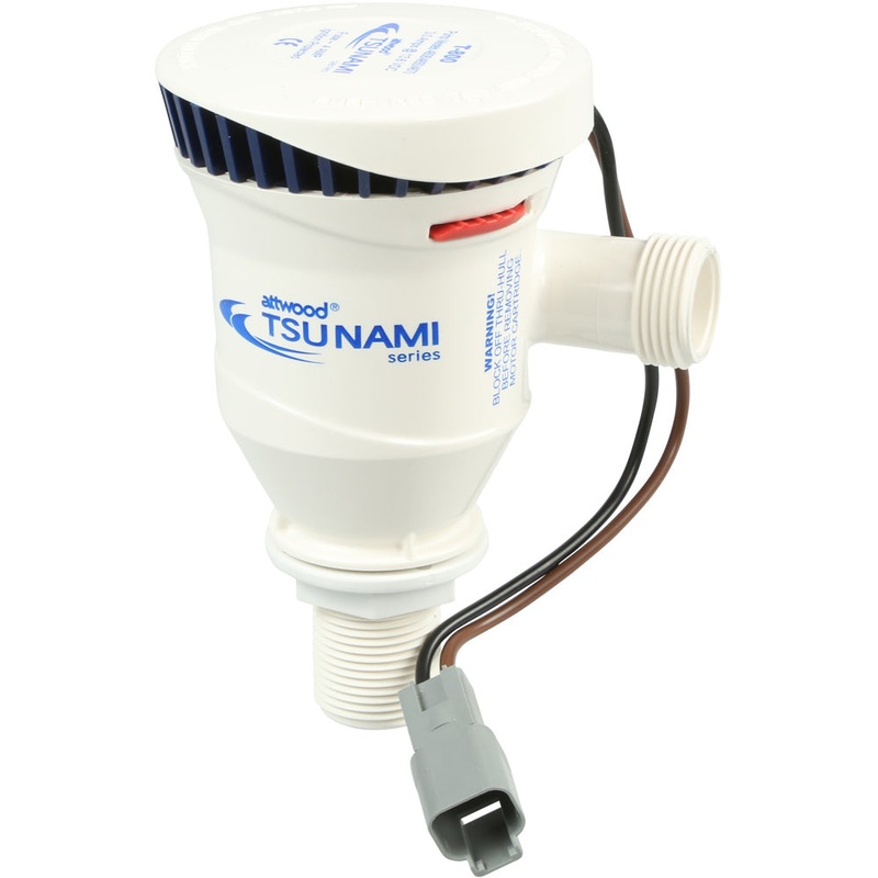 Attwood Tsunami 800 Plug-and-Wake Aerator Ballast Pump (110lbs/min)