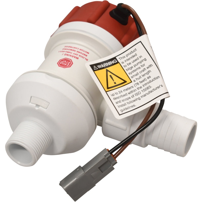 Rule 1100 Plug-and-Wake Aerator Ballast Pump (153lbs/min)