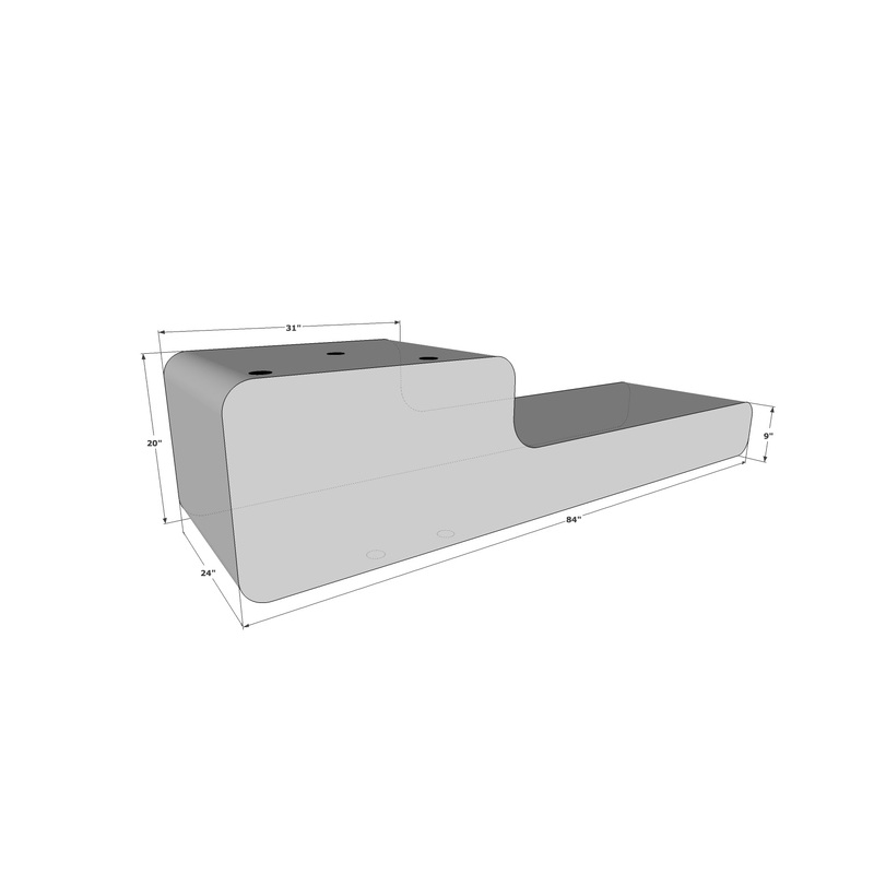 Fly High Tige 84" Custom Starboard Surf Sac - W005-STB - 1,000 lbs