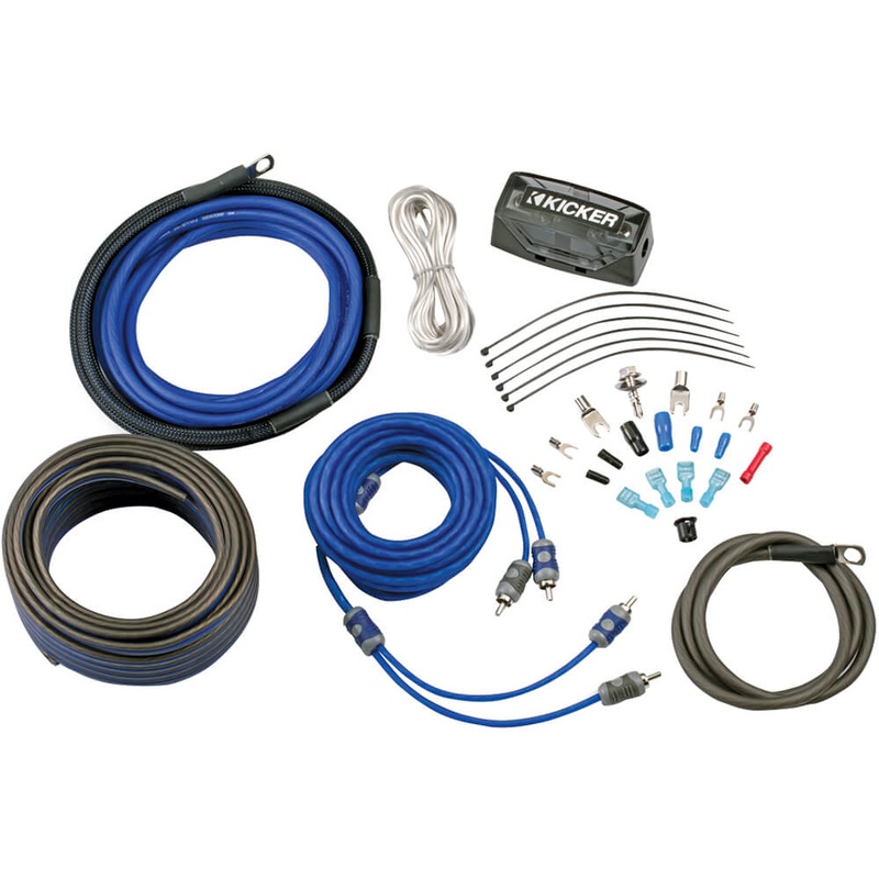Kicker CK4 4AWG 2-Channel Amp Wiring Kit