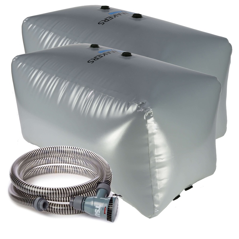 1280 x2 Ballast Bags & P12-170 Portable Pump (2560lbs)