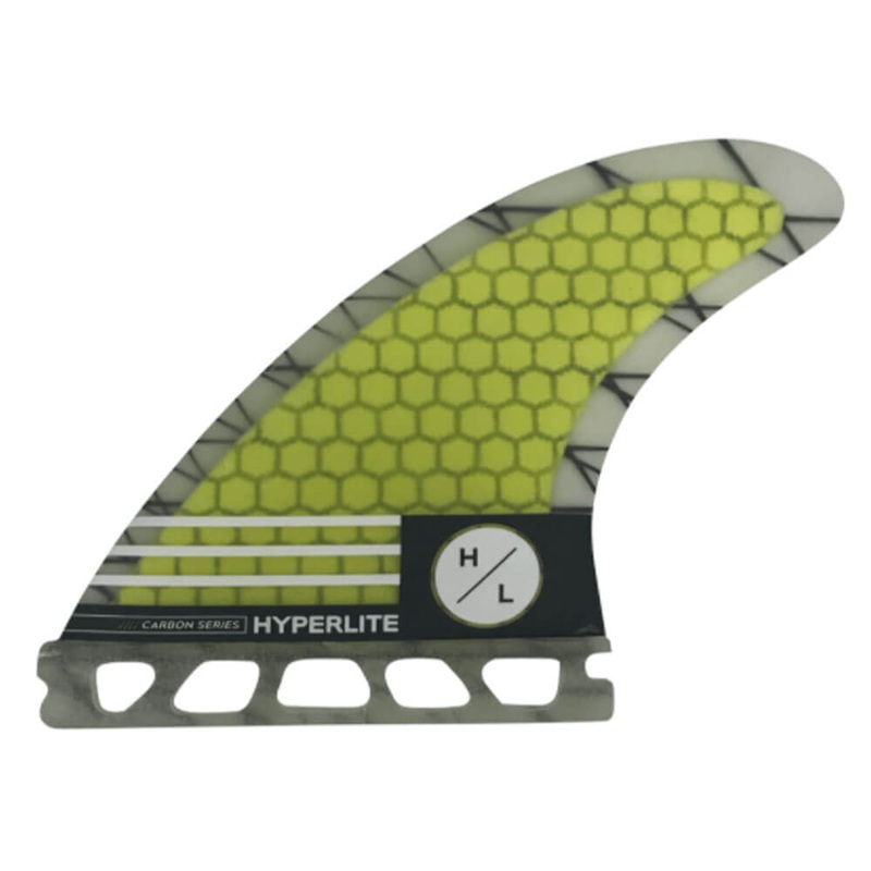 2021 Hyperlite 4.75" Carbon Surf Fin Set w/Key (3-Pack)