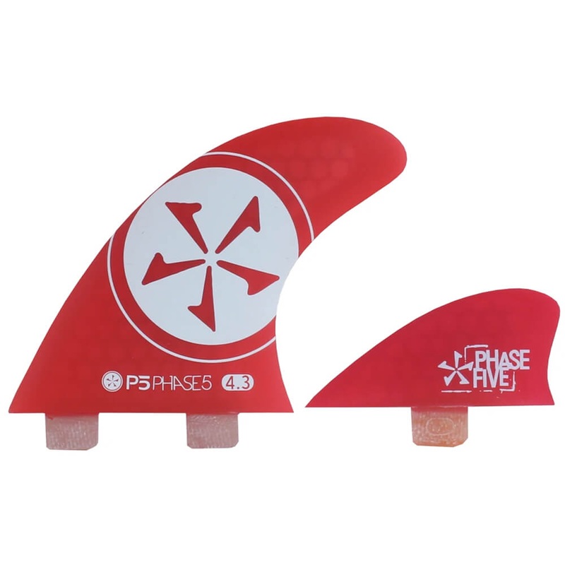 Phase 5 Quad 4.3" Fin Set