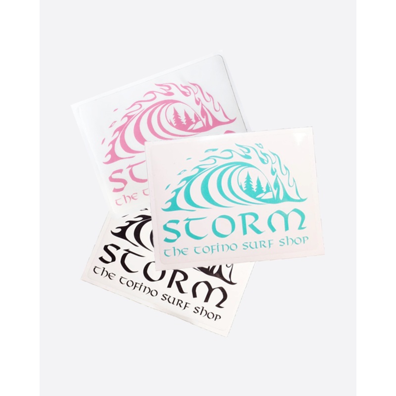 Storm Classic Wave Sticker Small