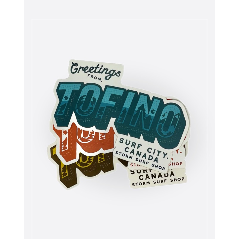 Storm Greetings Sticker
