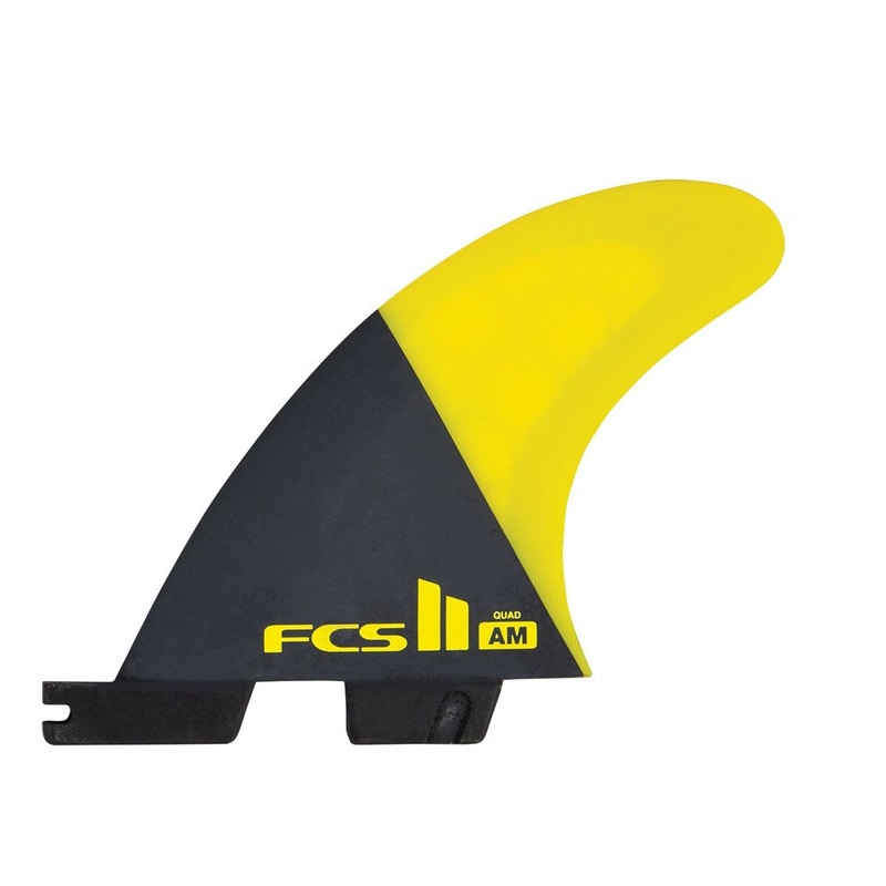 FCS II Al Merrick  PC Yellow Tri-Quad Fins