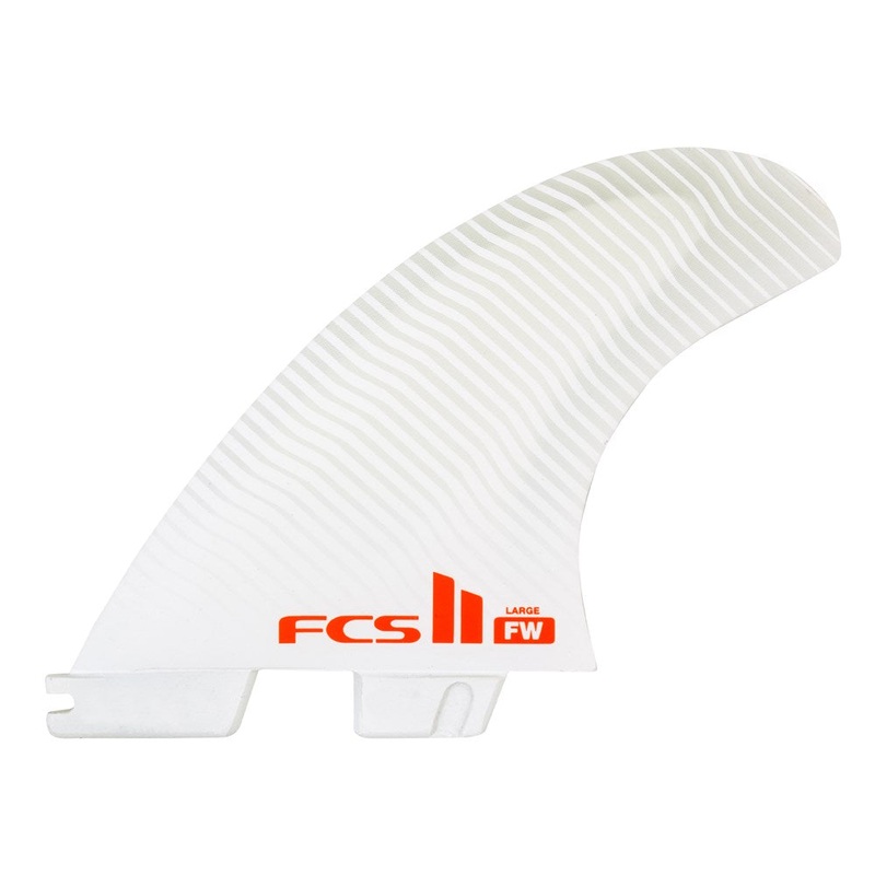 FCS II Fire Wire PC White Tri-Quad Fins