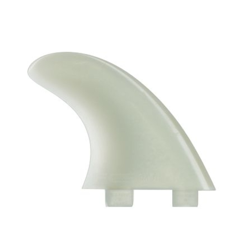 FCS M3 (small) Natural Glass Flex Tri Fin Set