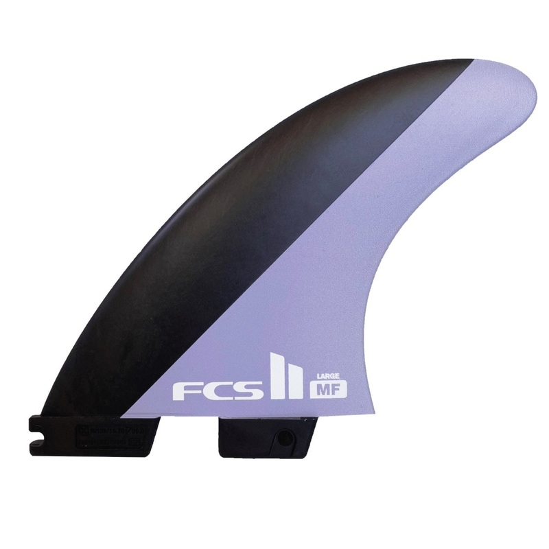 FCS II Mick Fanning PC Charcoal/Lavender Tri Fins